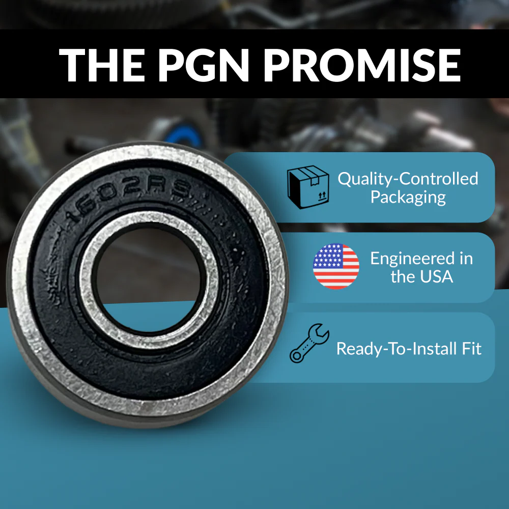 PGN 1602-2RS Bearing - C0 Pre-Lubricated Chrome Steel Sealed Ball Bearing - Image 4