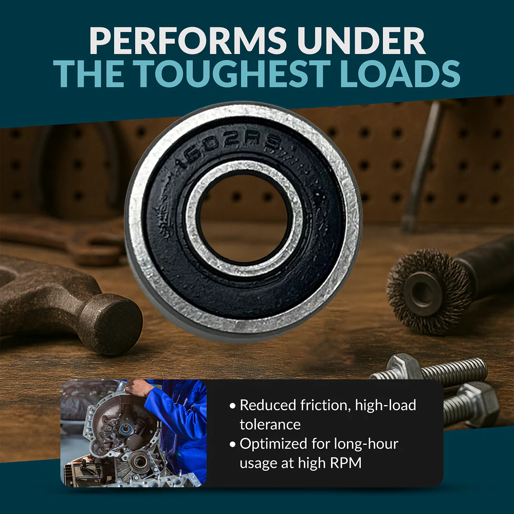 PGN 1602-2RS Bearing - C0 Pre-Lubricated Chrome Steel Sealed Ball Bearing - Image 5