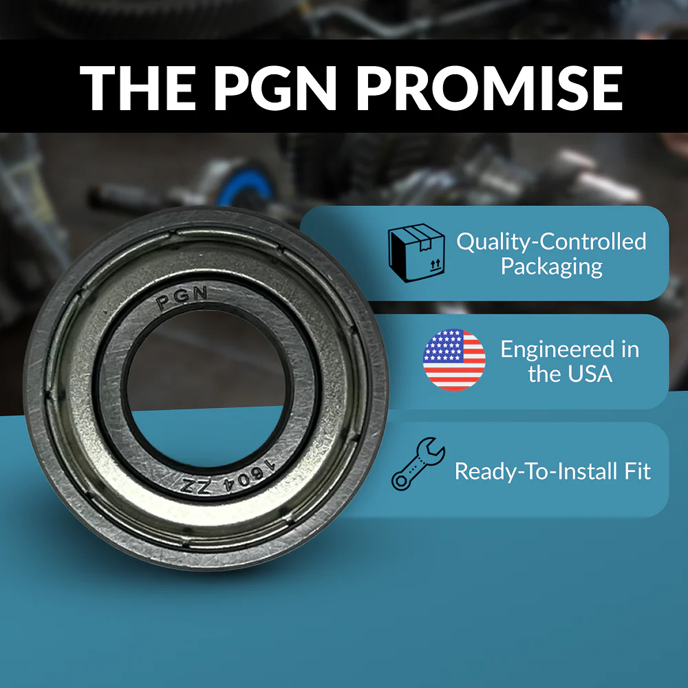 PGN 1604-ZZ Bearing - C0 Pre-Lubricated Chrome Steel Sealed Ball Bearing - Image 4