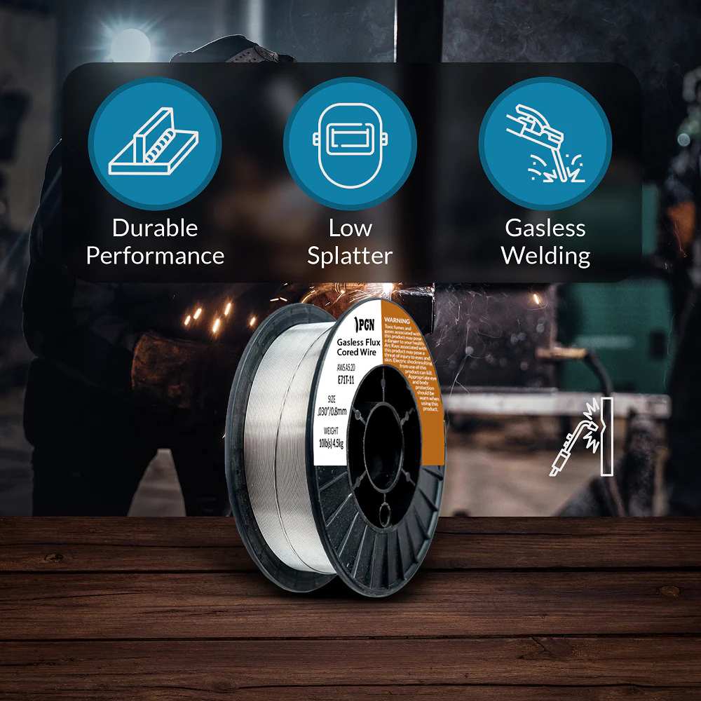 E71T-11 .030" Gasless Flux Core Welding Wire – 10LB - Image 6