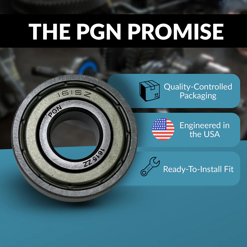 PGN 1615-ZZ Bearing - C0 Pre-Lubricated Chrome Steel Sealed Ball Bearing - Image 4