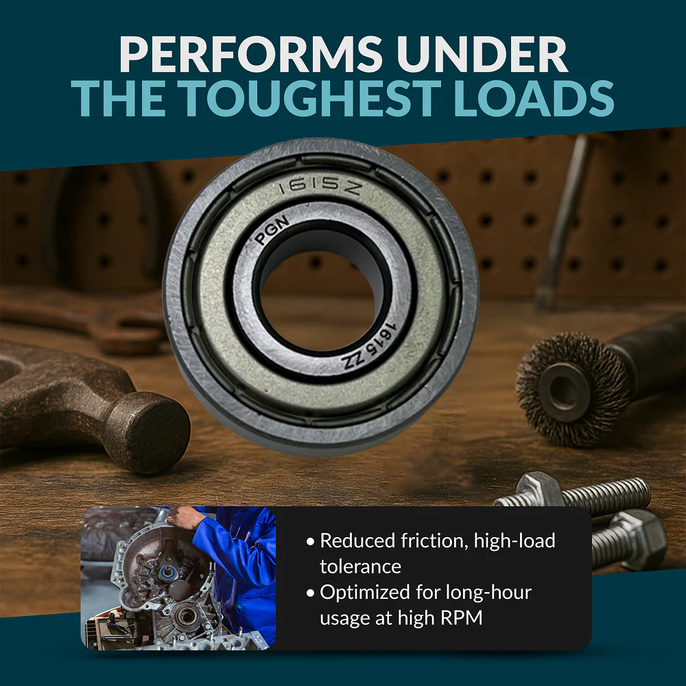 PGN 1615-ZZ Bearing - C0 Pre-Lubricated Chrome Steel Sealed Ball Bearing - Image 5