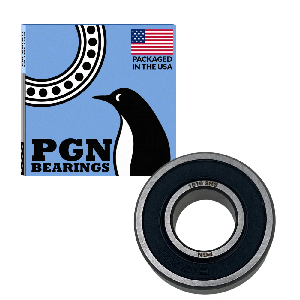 PGN 1616-2RS Bearing - C0 Pre-Lubricated Chrome Steel Sealed Ball Bearing