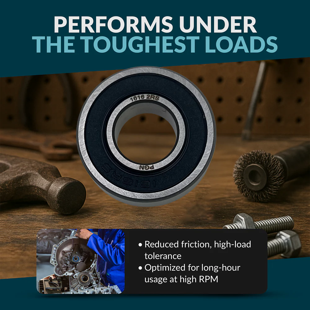 PGN 1616-2RS Bearing - C0 Pre-Lubricated Chrome Steel Sealed Ball Bearing - Image 5