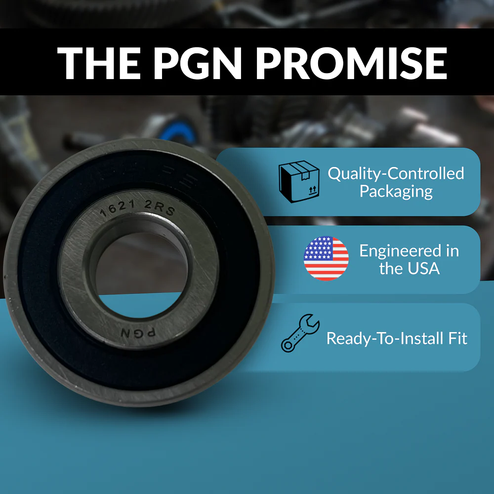 PGN 1621-2RS Bearing - C0 Pre-Lubricated Chrome Steel Sealed Ball Bearing - Image 4