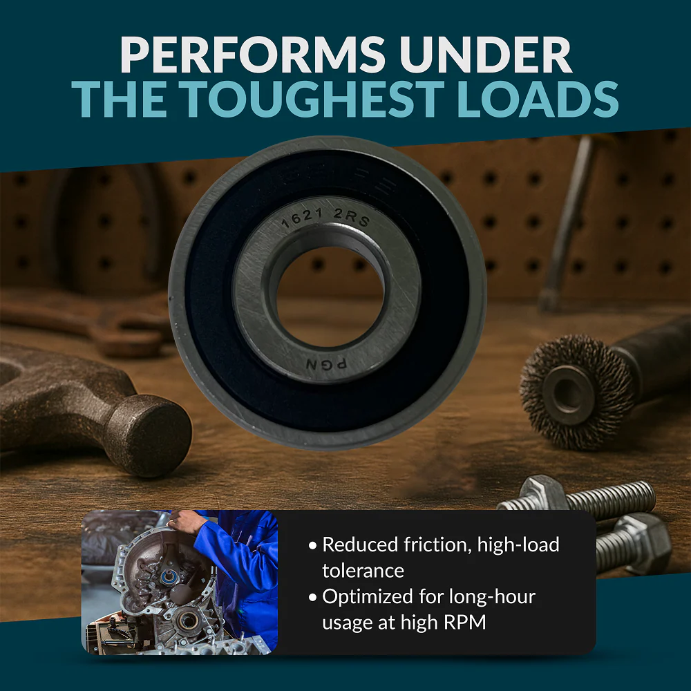 PGN 1621-2RS Bearing - C0 Pre-Lubricated Chrome Steel Sealed Ball Bearing - Image 5