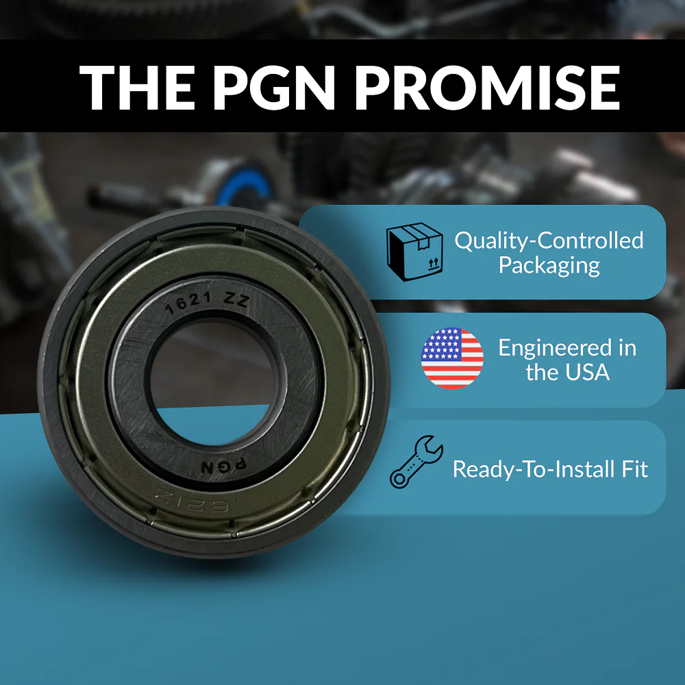 PGN 1621-ZZ Bearing - C0 Pre-Lubricated Chrome Steel Sealed Ball Bearing - Image 4