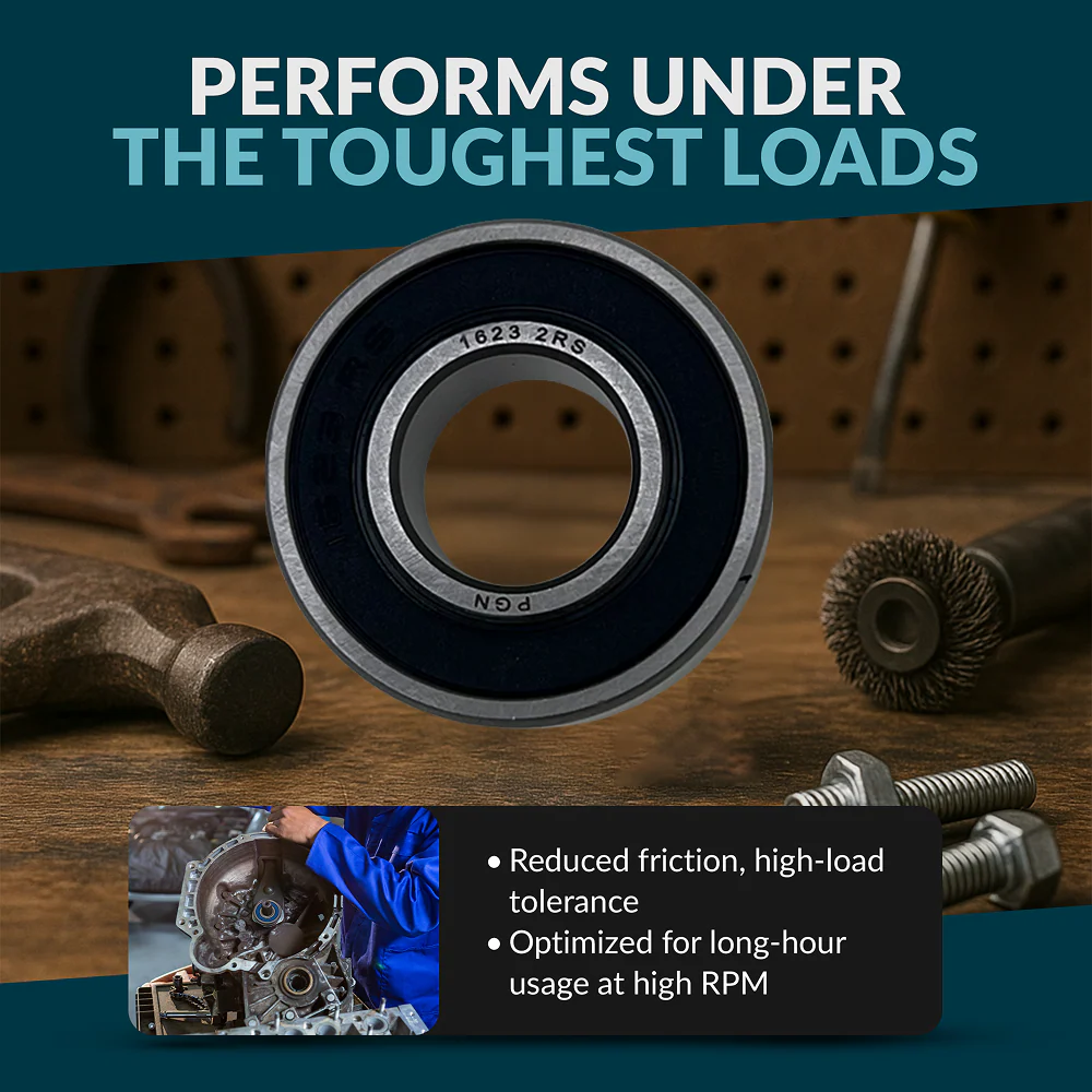 PGN 1623-2RS Bearing - C0 Pre-Lubricated Chrome Steel Sealed Ball Bearing - Image 5
