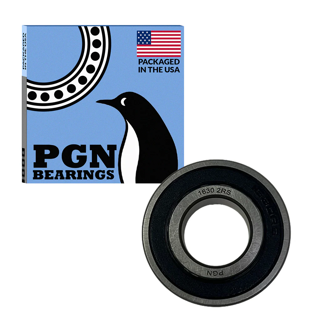 PGN 1630-2RS Bearing - C0 Pre-Lubricated Chrome Steel Sealed Ball Bearing