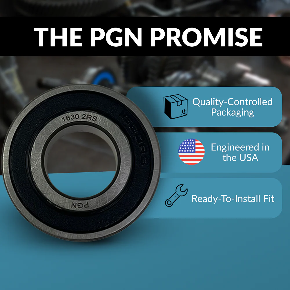 PGN 1630-2RS Bearing - C0 Pre-Lubricated Chrome Steel Sealed Ball Bearing - Image 4