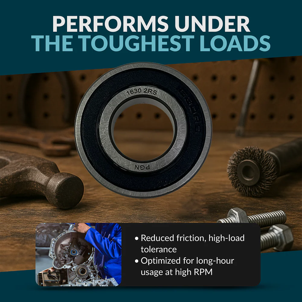 PGN 1630-2RS Bearing - C0 Pre-Lubricated Chrome Steel Sealed Ball Bearing - Image 5