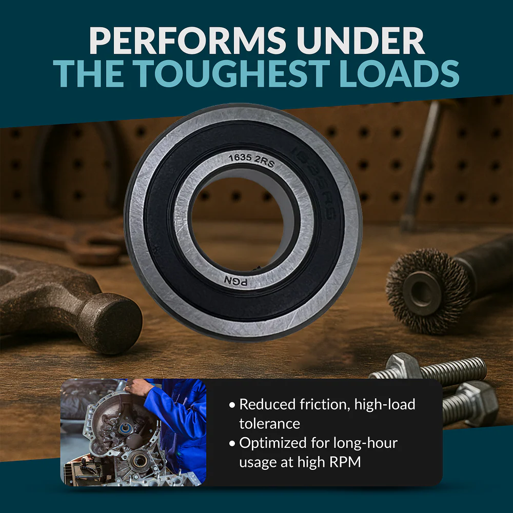 PGN 1635-2RS Bearing - C0 Pre-Lubricated Chrome Steel Sealed Ball Bearing - Image 5