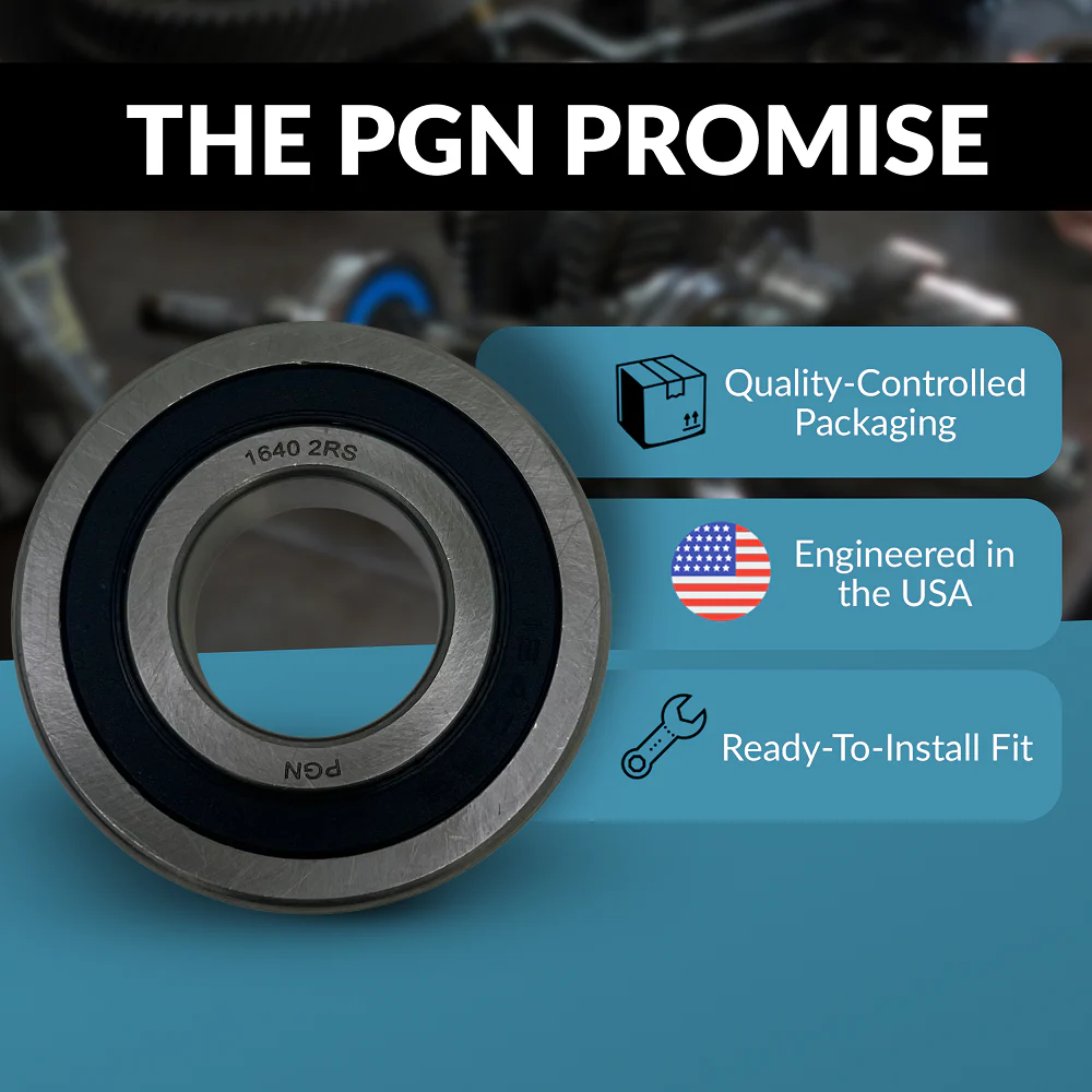 PGN 1640-2RS Bearing - C0 Pre-Lubricated Chrome Steel Sealed Ball Bearing - Image 4