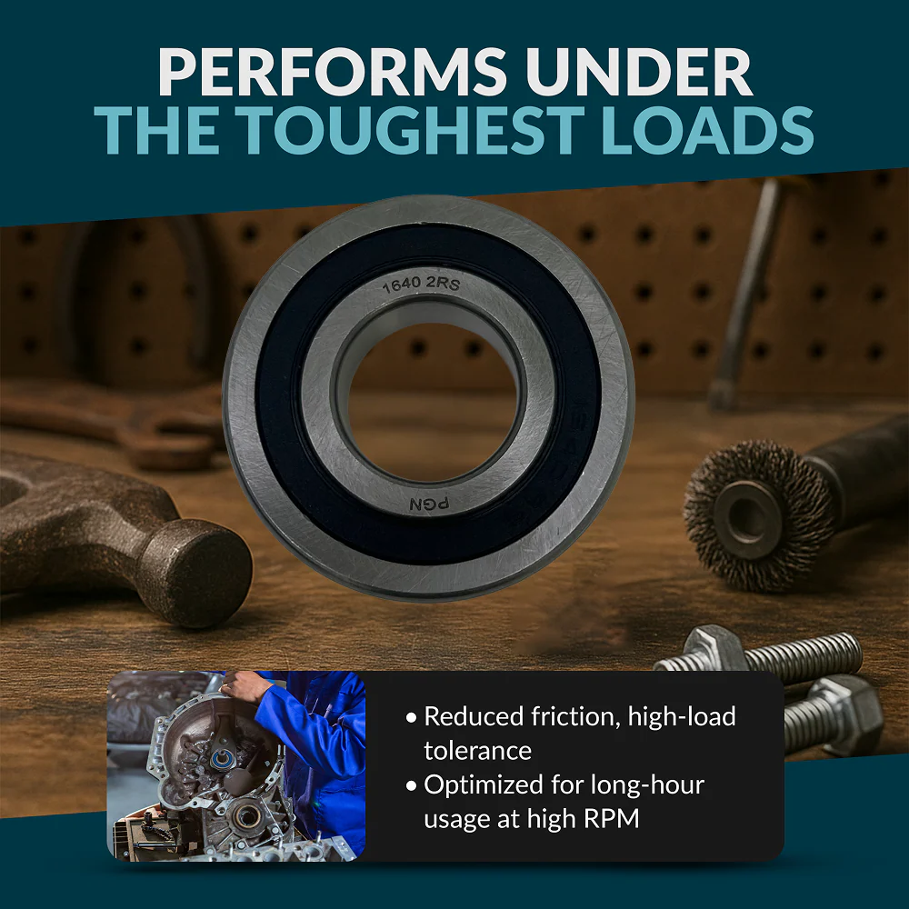 PGN 1640-2RS Bearing - C0 Pre-Lubricated Chrome Steel Sealed Ball Bearing - Image 5