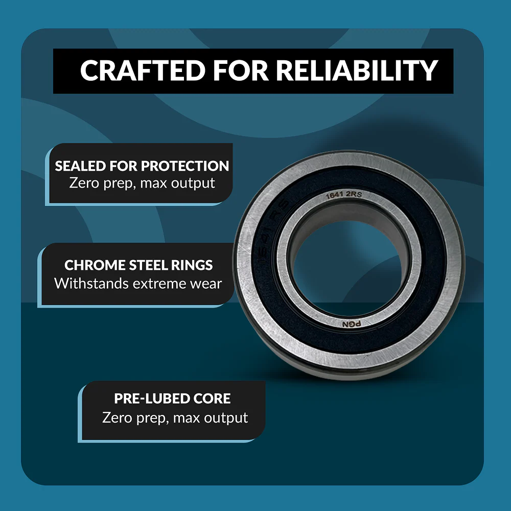 PGN 1641-2RS Bearing - C0 Pre-Lubricated Chrome Steel Sealed Ball Bearing - Image 3