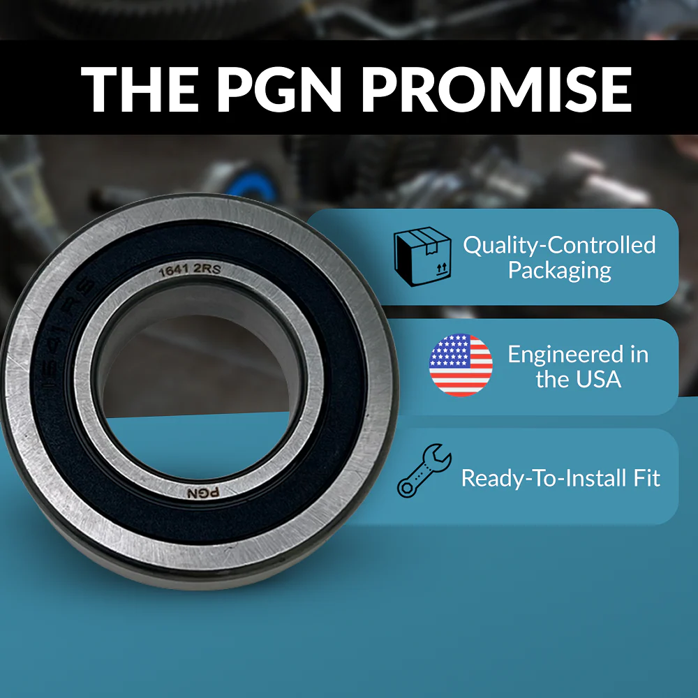 PGN 1641-2RS Bearing - C0 Pre-Lubricated Chrome Steel Sealed Ball Bearing - Image 4