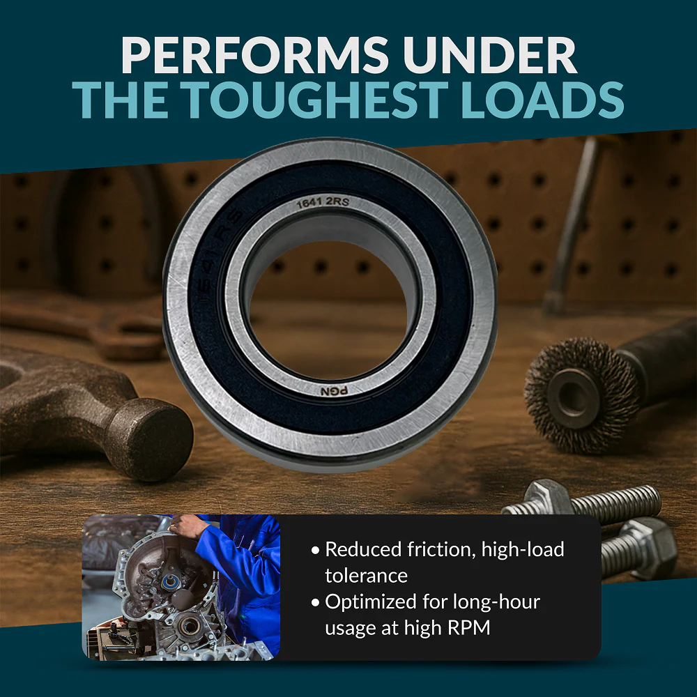 PGN 1641-2RS Bearing - C0 Pre-Lubricated Chrome Steel Sealed Ball Bearing - Image 5