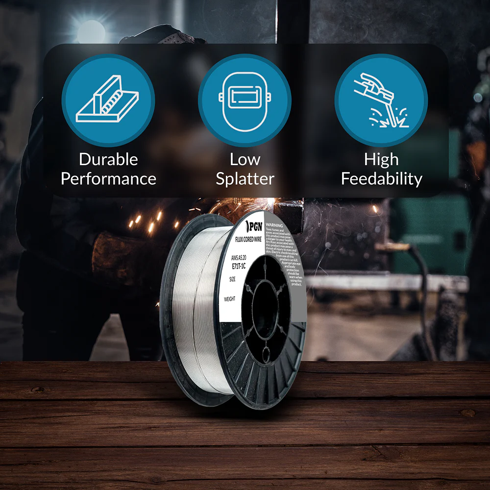 E71T-1C .035" Gas-Shielded Flux Core Welding Wire - 10lbs - Image 5