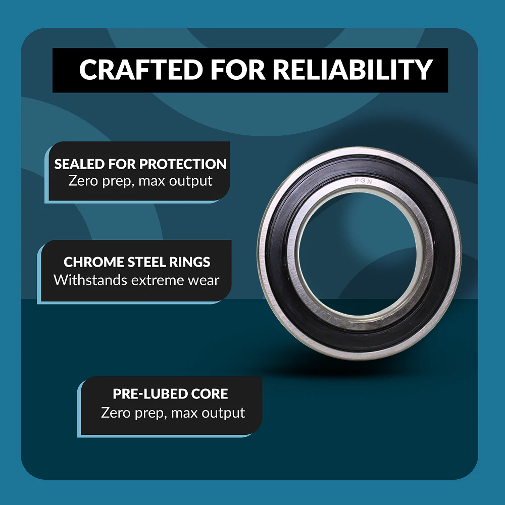 PGN MR105-2RS Bearing - Lubricated Chrome Steel Sealed Ball Bearing - Image 3