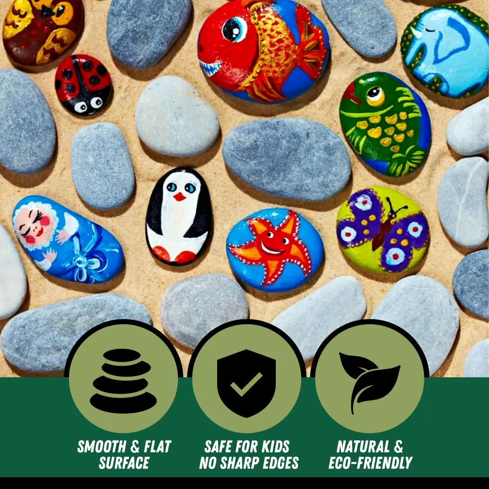 PGN 10 River Rocks - 2-4 Inches